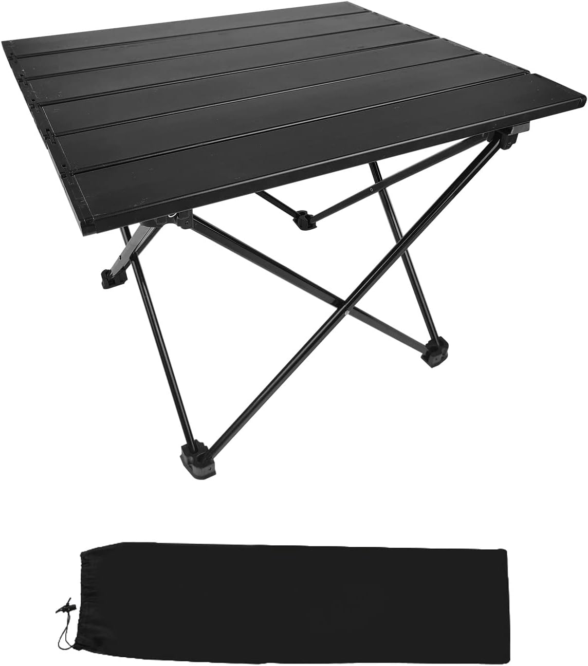 MOXTOYU Portable Camping Table, Lightweight Folding Camping Table with Carry Bag, Aluminum Small