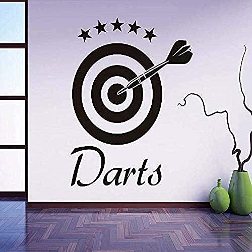WYFCL Pegatina De Pared De PVC, Pegatina De Pared Desmontable, Dardos, Deportes, Juego De Sala De Estar, Accesorios De Decoración De Dormitorio, 58X42Cm