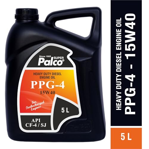 Image of PALCO PPG-4 15W40 | API:CF-4 /SJ & MB 228.1 Multigrade Engine oil for Diesel Commercial Road Transport Off Highway Vehicles | New Generation Automotive Vehicles | 5 Litres (Pack 4)