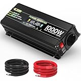 1000W/2000W Wechselrichter 12v Auf 230v Spannungswandler Mit Eu-Steckdose, USB-Anschluss, Netzkabel Und LCD-Display Für Verschiedene Fahrzeugmodelle, Den Heimgebrauch Und Camping Im Freien