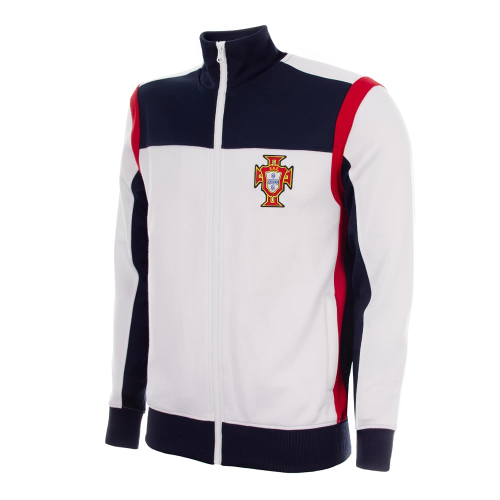 COPA - Portogallo 1986 - Giacca da Calcio Retro - Uomo - XS - Bianca