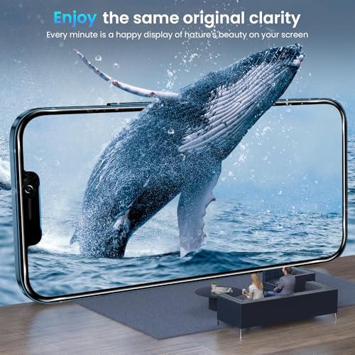 Image of Fotbor for [3+3 Pack] iPhone 12 Pro Screen Protector with Camera Lens Protector, 9H Shatterproof Tempered Glass Film with Easy Installation Frame, HD Clear Sensitive Full Coverage 6.1 Inch