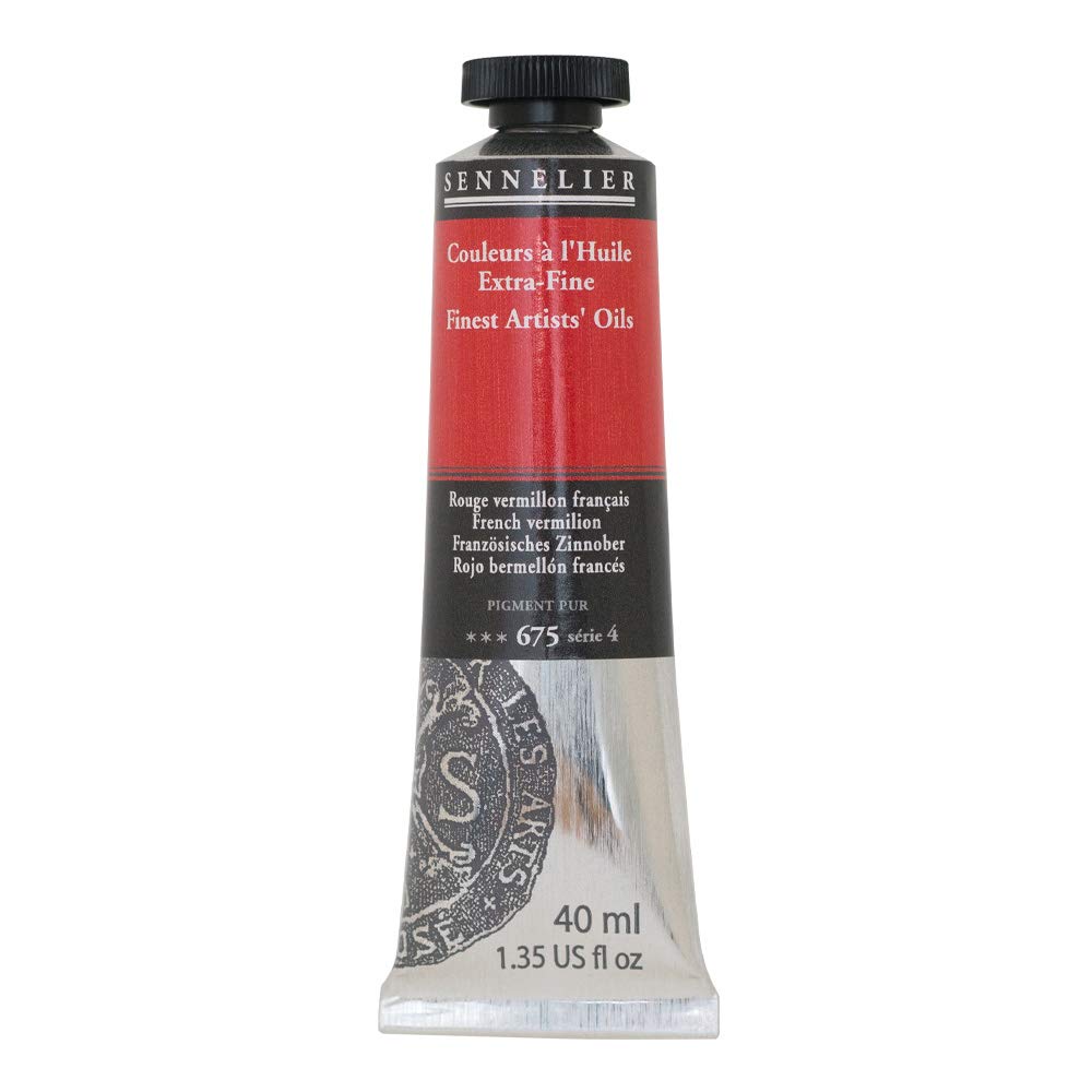Sennelier Couleurs à l'huile extra-fine French Vermillon 40ml de tradition