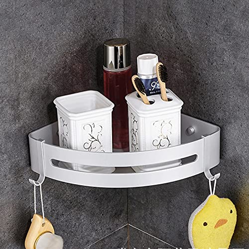 Geen Punch Bad Planken, Badkamer Keuken Planken Corner Frame Douche Plank Shampoo Opbergrek Houder Wandmontage… - Image 5