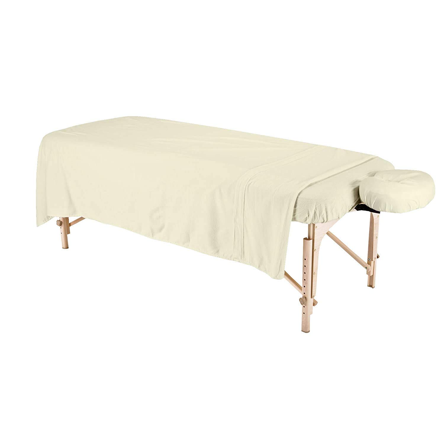 600 Thread-Count 3-Piece Massage Table Spa Sheet Set (1Pc Fitted Sheet Fit up to 7