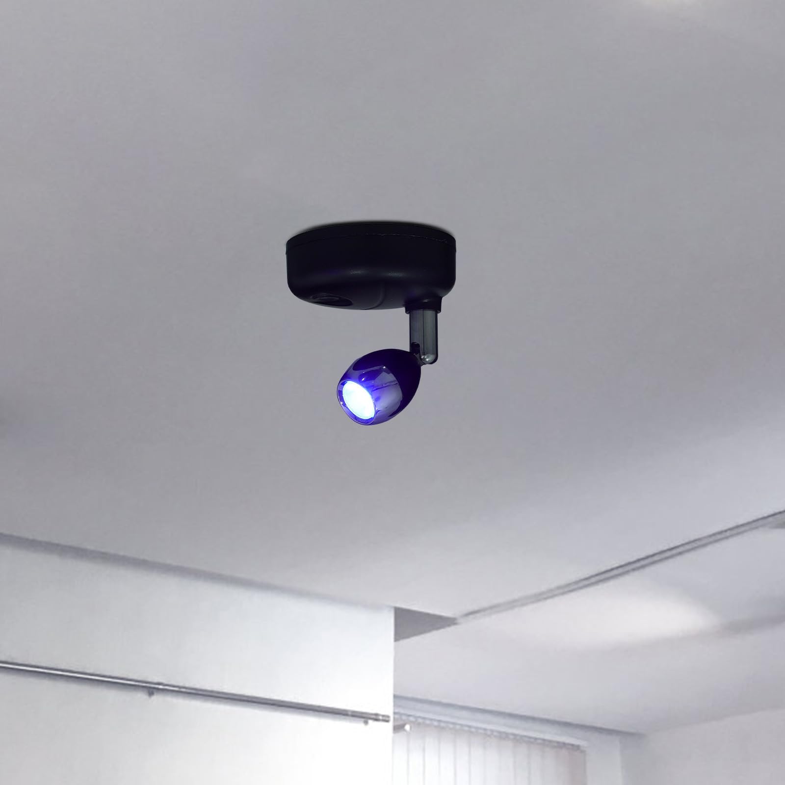 Healeved Mini Focos LED Recargables para Gabinete Ángulo Ajustable y Control Remoto Infrarrojo, Luz Portátil Pilas para Estantes y Armarios, 2 Piezas