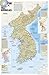 North Korea, South Korea, The Forgotten War: 2 sided [Tubed] (National Geographic Reference Map)