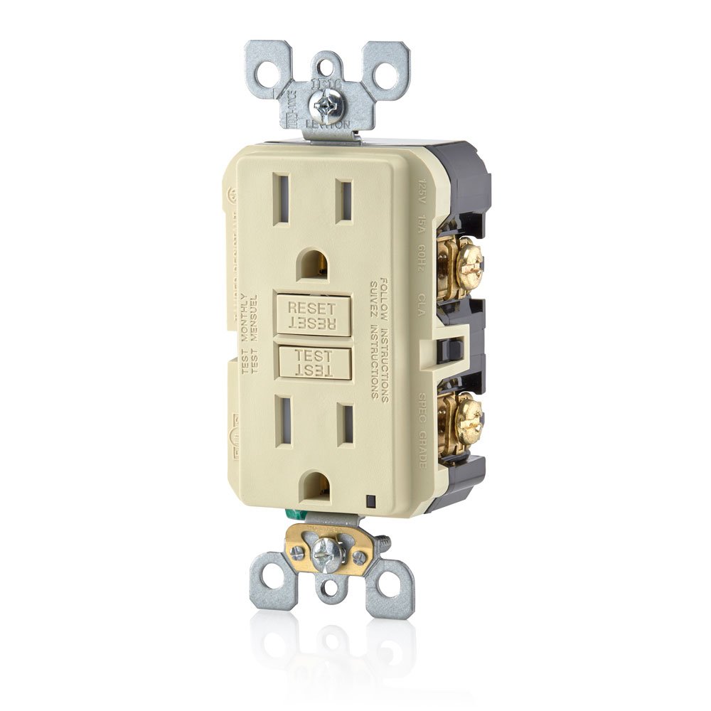 Leviton GFTR1-4W GFCI Outlet 4-Pack - Tamper-Resistant, 20A, 125V, White