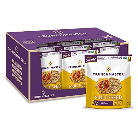 Crunchmaster Multi-Seed Gluten-Free Original, 4 Ounce (Pack of 12) Cover