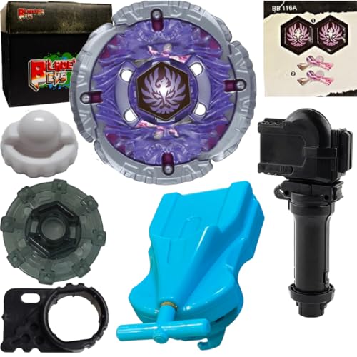 Image of BLADEKING BEYS BB116 Jad' Jupitar S130RB + 1 Way String Launcher (Right Spin) + Grip +Toy Storage Box