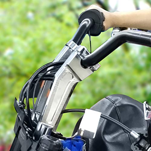 Risers Goldfire Kickback Inclinés Chromé 15,2 cm à Tube Incliné Moto