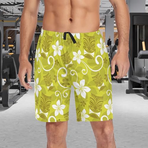 visesunny Men's Pajama Shorts Soft Comfortable Elastic Waistband Summer Men Lounge Sleep Shorts with Pockets Sleepwear3