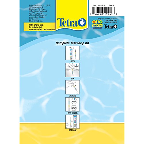 Image of Tetra EasyStrips Complete Aquarium Water Test Kit, 25 Count
