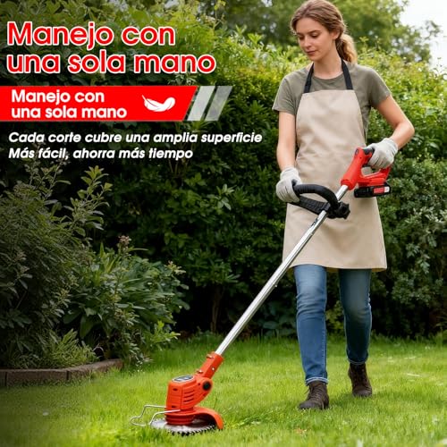 Desbrozadora eléctrica Outigo con 2 baterías y accesorios por 39,99€ ¡¡33% de descuento!!