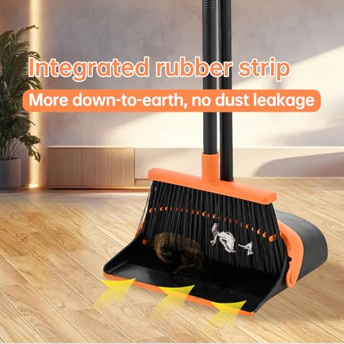 loyimioo Umweltfreundliches Besen und Kehrschaufel Set mit Verlängerbarem Griff und Platzsparender Aufbewahrung – Bild 6