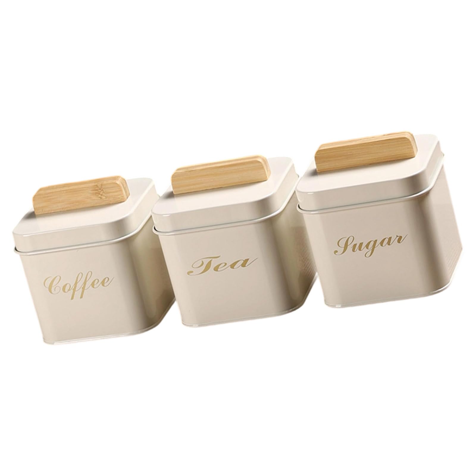 Bocal rangement bambou scellé étanche pot conservation vrac café thé