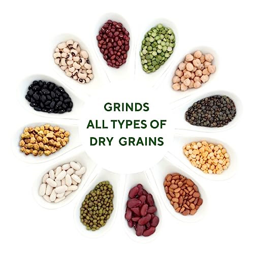 Image of Flour Mill | Atta Maker | Ghar Ganti | Flour Mill for Grinding Masala and Grains, with Standard Accessories (CAPSY)