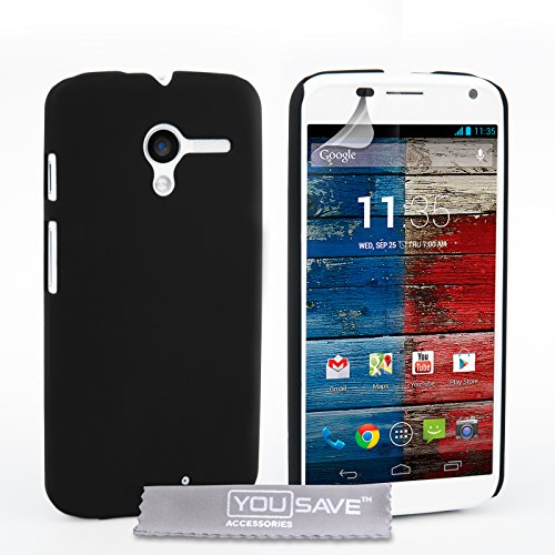 Yousave Accessories MO-ROLA-Z167 Coque Hybride pour Motorola X Noir Cover