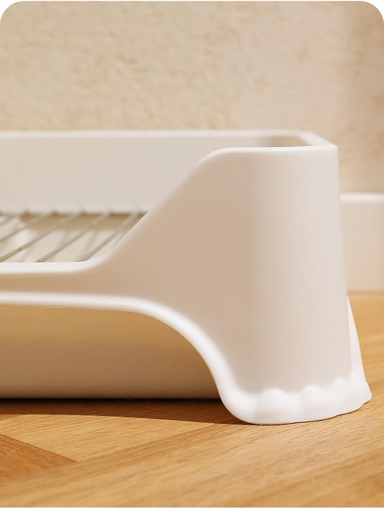 [COVANK]ペット用トイレ 防飛散高壁設計 尿吸水兼用 耐腐食ステンレスメッシュ 5cm縁加工 大型砂付属 新婚家庭/シニア向け