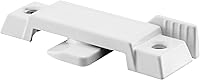 Prime-Line F 2590 Sash Lock for Sliding Windows - Diecast Zinc White Finish, 2-1/4" Hole Centers, Easy Security Upgrade (Single Pack)
