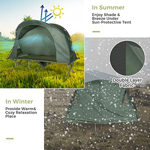 Tangkula 4-in-1 Cot Tent