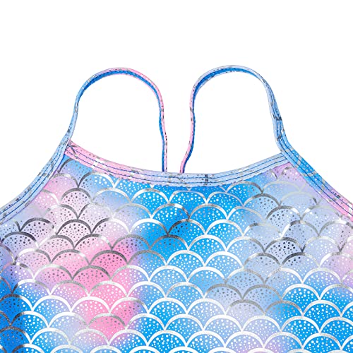 Image of ANLUKE Girls One Piece Swimsuit Cute Swimsuit Beach Clothes Sun Protection 3-10 Years