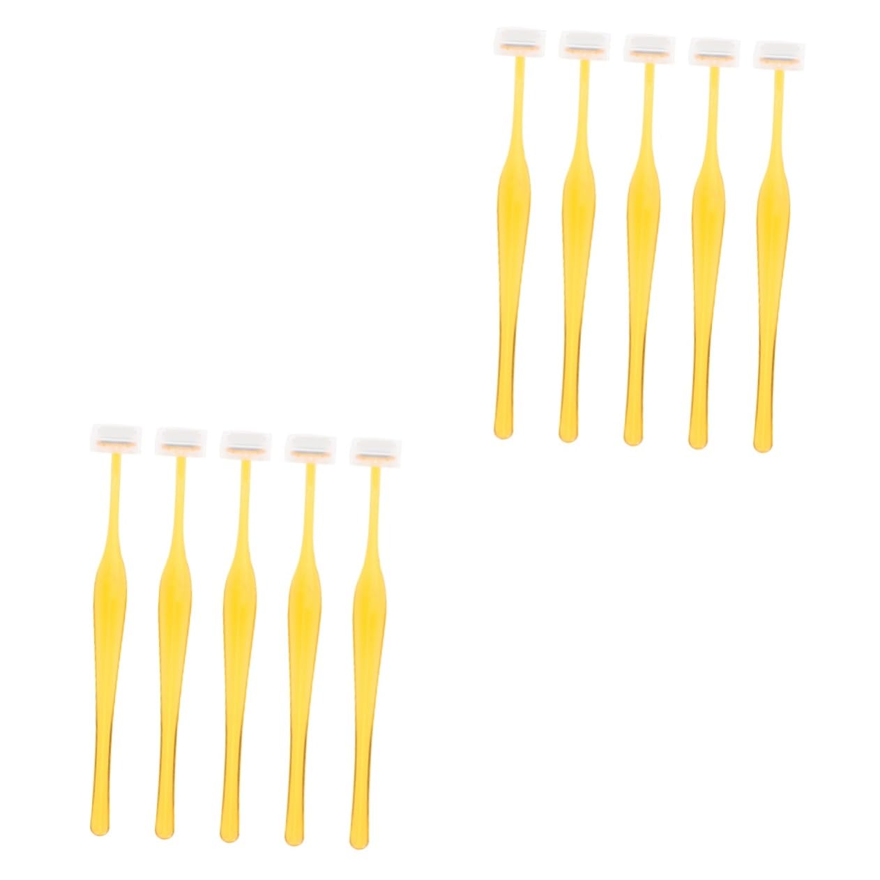 Ipetboom 2sets Professional Eyebrow Trimmer Compact Razor Home Beauty Tool 5pcs*2 Random Color