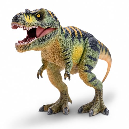 Tyrannosaurus Rex Dinosaur Toy for Kids Green T-rex Dino Action Figure