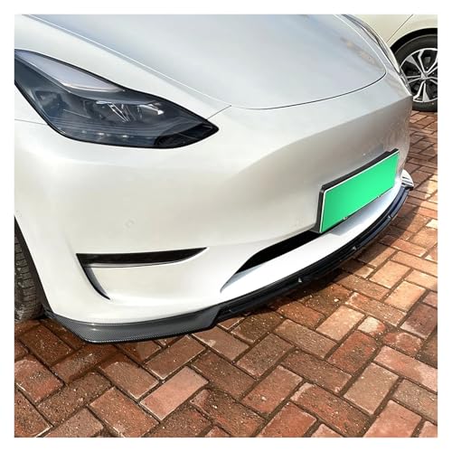 Lèvre avant Tesla Model Y protection pare-chocs ABS carbone