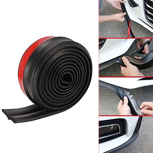40.5x5.2 Cm Protections Pare-Chocs Voiture - Lot De 2 Bandes Caoutchouc Anti-Rayures - Adhésif 3M - Blanc Universel Universel Toutes Voitures