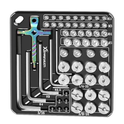 Kit magnético de tornillos y llaves hexagonales para fotografía cámaras y jaulas de vídeo