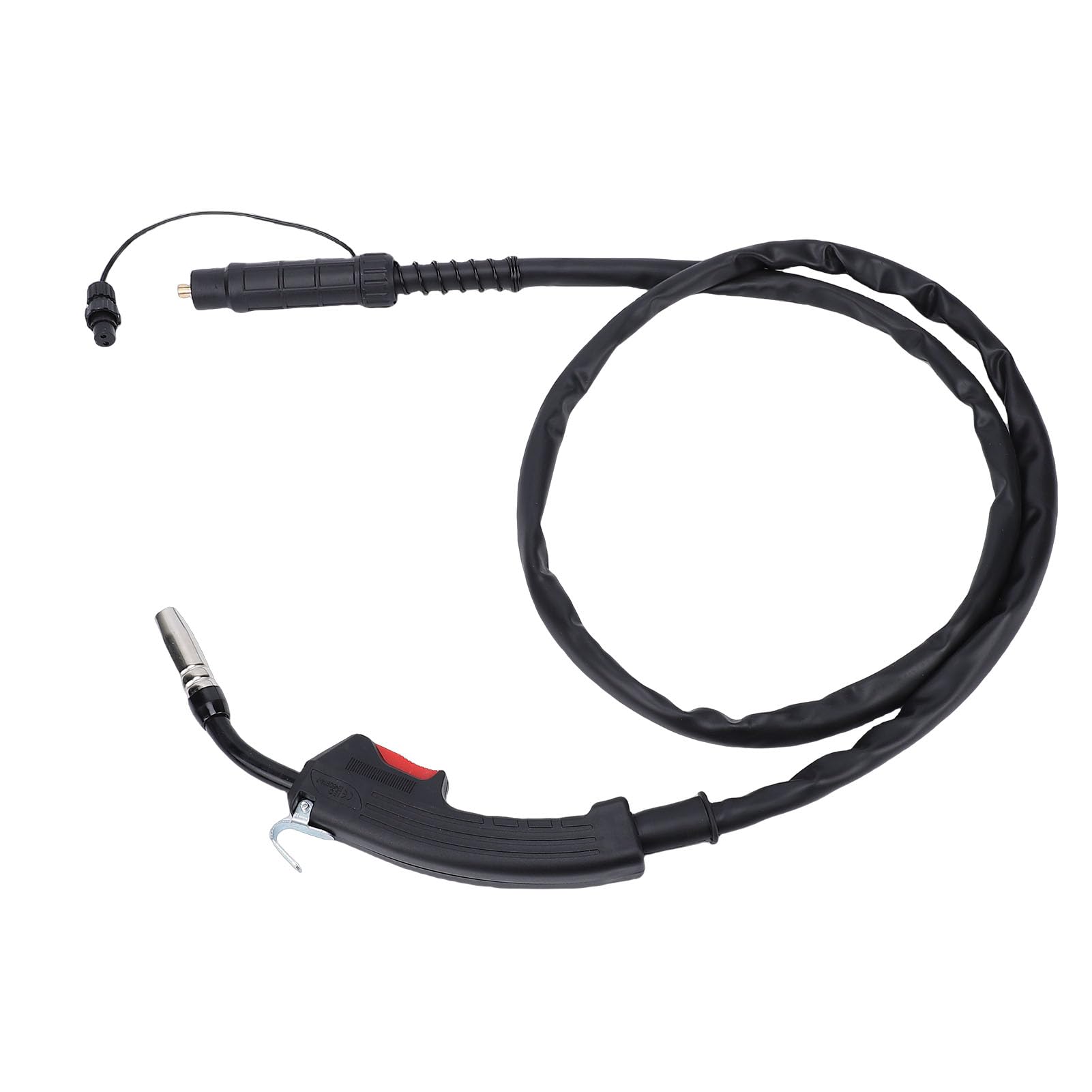 Sxhlseller Pistola per Saldatura MIG per MIG130, Sostituzione Stinger Torcia da 2 M con capacità 160A-200A per Fili da 0,8 Mm a 1,2 Mm Realizzati in Rame, Silicone e Parti ABS di qualità