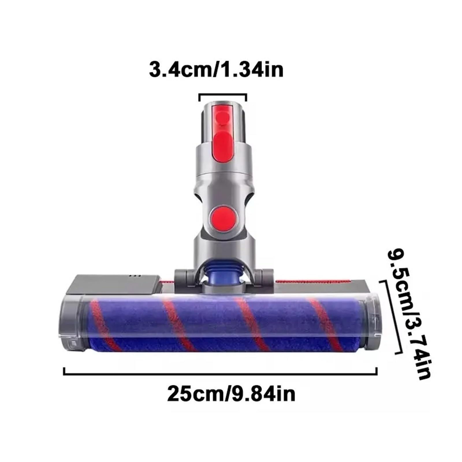 Cabezal de cepillo principal de aspiradora | Compatible con piezas de aspiradoras inalámbricas Dyson V7 V8 V10 V11 V15