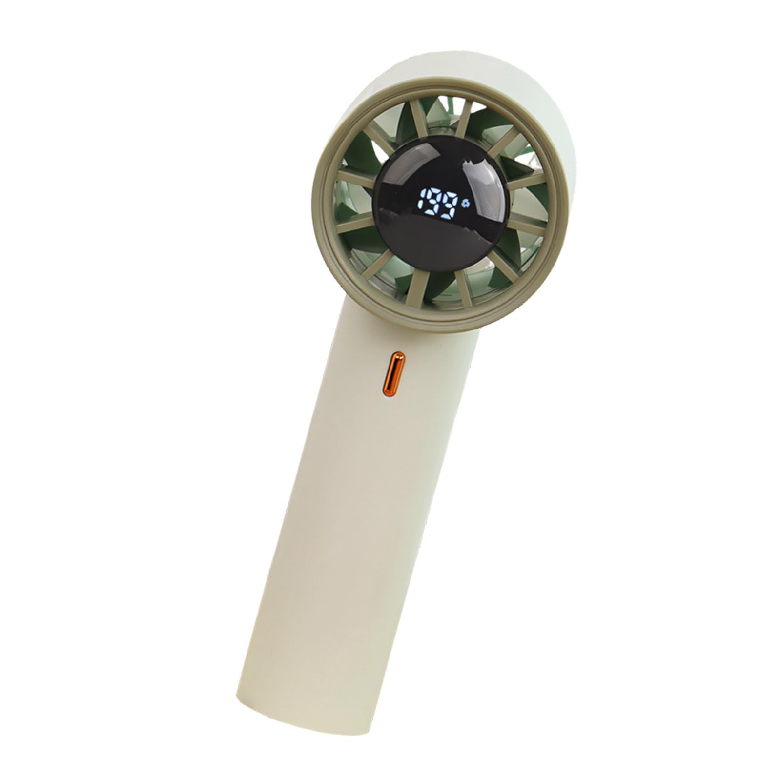XuQiZZpp Portable Handheld Fan 10 Speed Small Cooling Quiet Handheld Fan with Digital Display USB Rechargeable