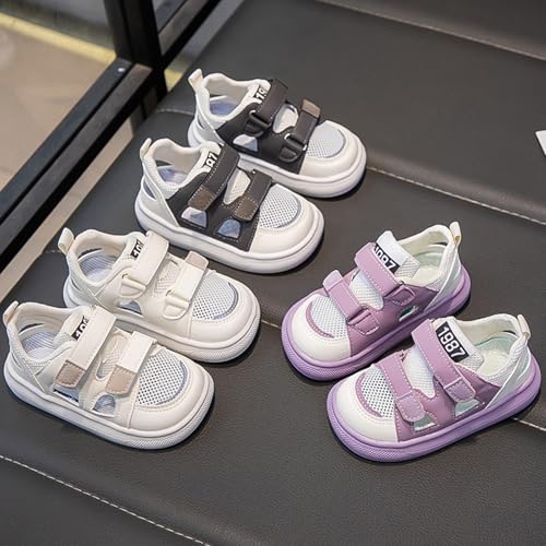 Toddler Mesh Breathable Sneakers Lightweight Flat Non Slip First Walking Sport Shoes Baby Boys Fall Casual 2 Strap Shoes2