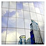 BDF S05 Window Film Daytime Privacy and Heat Control Mirror Silver 5 (Very Dark) - 36in X 100ft