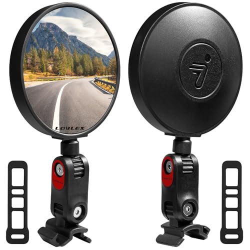 LOVLEX 2 Stück Rückspiegel für Segway Ninebot MAX G30 & G3 - Einstellbarer Weitwinkel-Rückspiegel - Kompatibel mit MAX G30 G2 G3 ZT3 PRO F3 E3 E3 Pro F2 F2 Pro F3 Pro