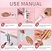 Silicone Practice Hand for Acrylic Nails - Soft Touch Liquid Silicone Hand for Practice - Flexible Realistic Nail Mannequin Hand Practice for Training