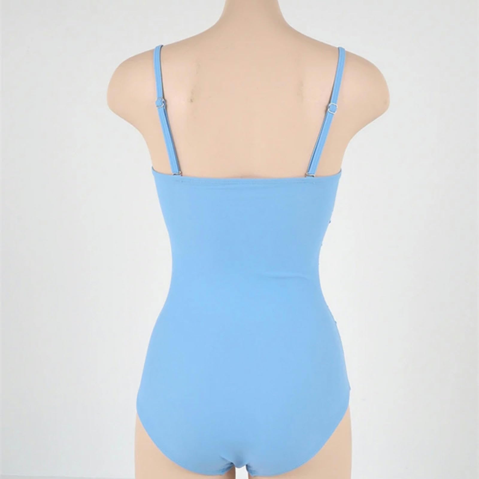 Damski strój kąpielowy bikini damskie stroje kąpielowe bez pleców strój kąpielowy damski kostiumy plażowe stringi monokini stroje kąpielowe - czarny-XL