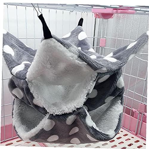Hamster Hangmat Knaagdieren Opknoping Hangmat Hamster Sleeping Bed Warm Hangmat Swing Met 3 Zakken Voor Kleine Dieren… - Image 5