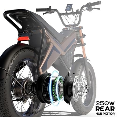 Image of XO-Ride Conqueror Electric Cycle - 250W Rear Hub Motor | Bright LED Display | Shimano 7-Speed | 36V 15Ah Battery | Up to 60 km Range | 2-Seater (Rose Gold)