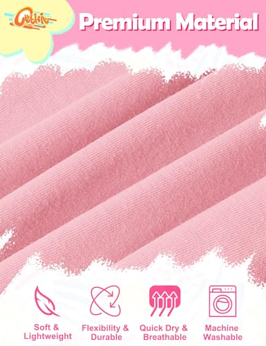 Girls Shirts School Uniform Shirts Puff Short Sleeve 6pack Baby Girls T-Shirt for Toddler Baby Infant Clothes Tees 2T-5T3