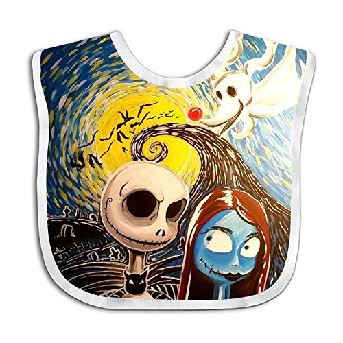 Infant Bibs and Burps Nightmare Before Christmas Cute Soft Cotton Teething Bibs
