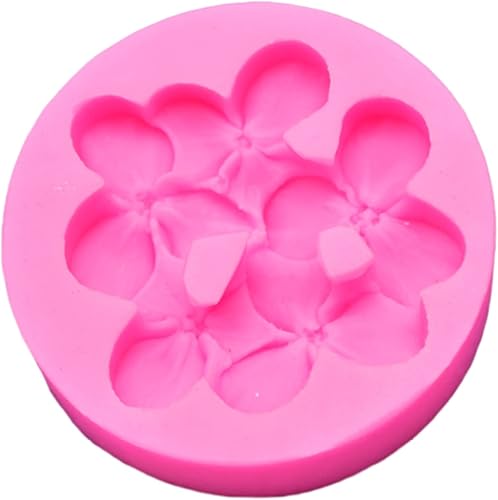 Fondant Mould 2 Pieces DIY Baking Mold Thin Hydrangea Cake Decoration Chocolate Clay Silicone Candy Mold