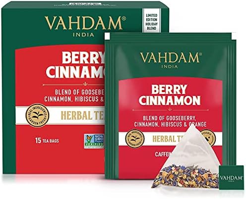 VAHDAM, Earl Grey Masala Chai Tea Bag | 30 Tea Bags (Set of 2) | 100% Natural Spices | Black Tea with Bergamot Oil | Spiced Chai Tea Bag | Earl Grey Tea | Brew Hot Tea, Iced Tea or Chai Latte