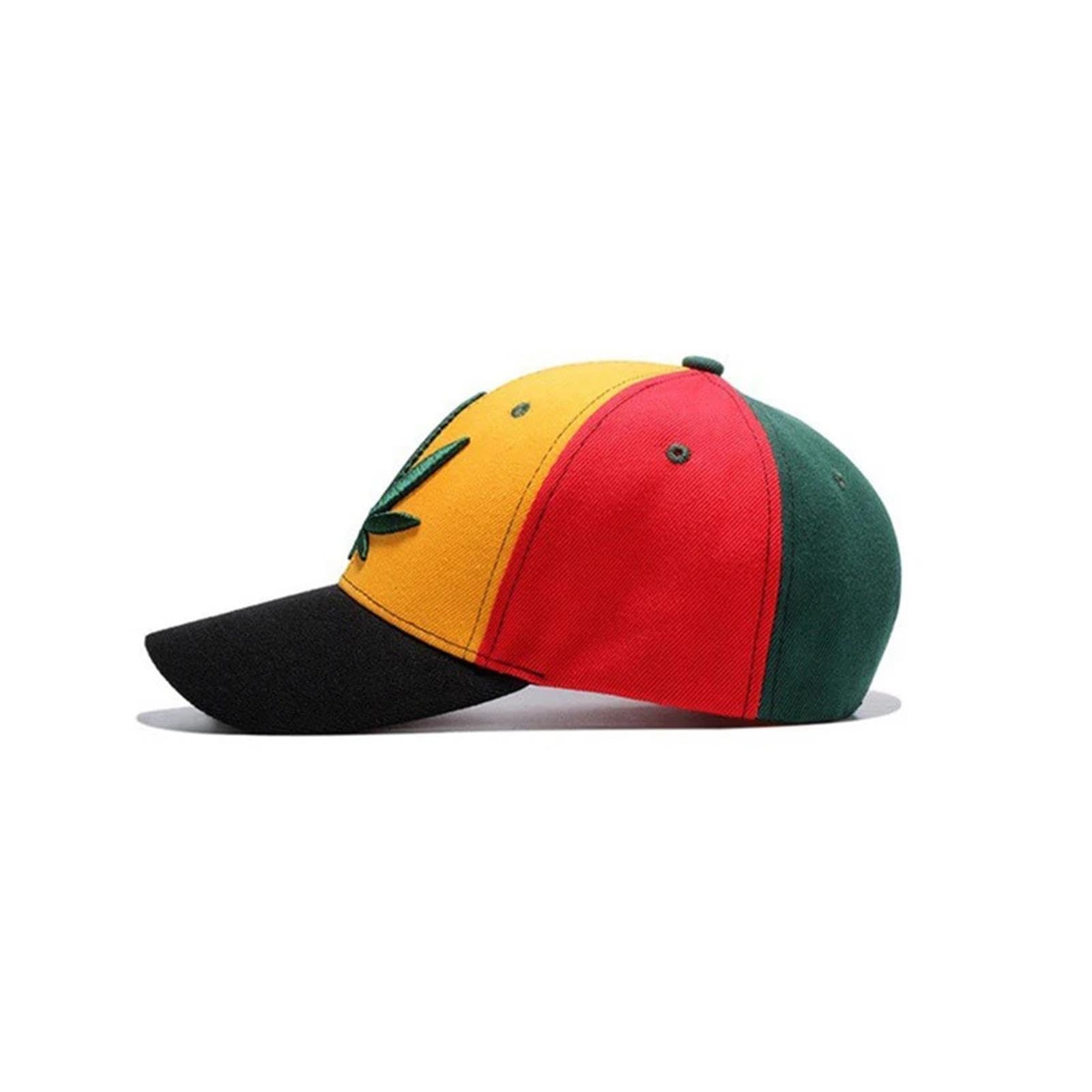 1 Stück Polyester-Baseballkappe mit Ahornblatt-Stickerei