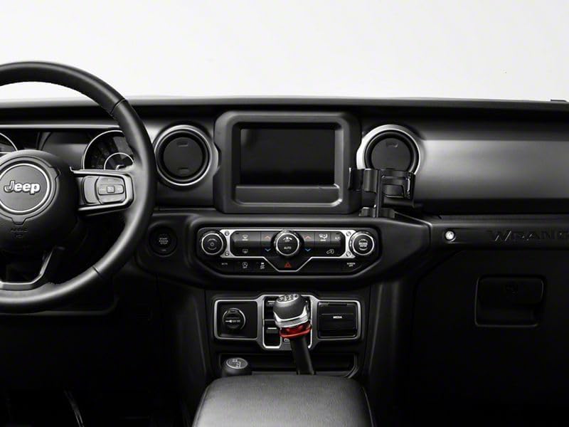 Redrock Alterum Series Multi-Function Cup Holder Compatible for 18-23 Jeep Wrangler JL