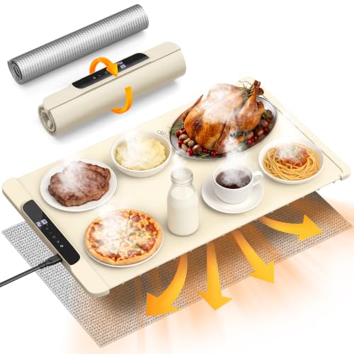 HOTEAGLE Food Warming Mat with Heat Resistant Pad for Family Dinner 26"x15" - image 1