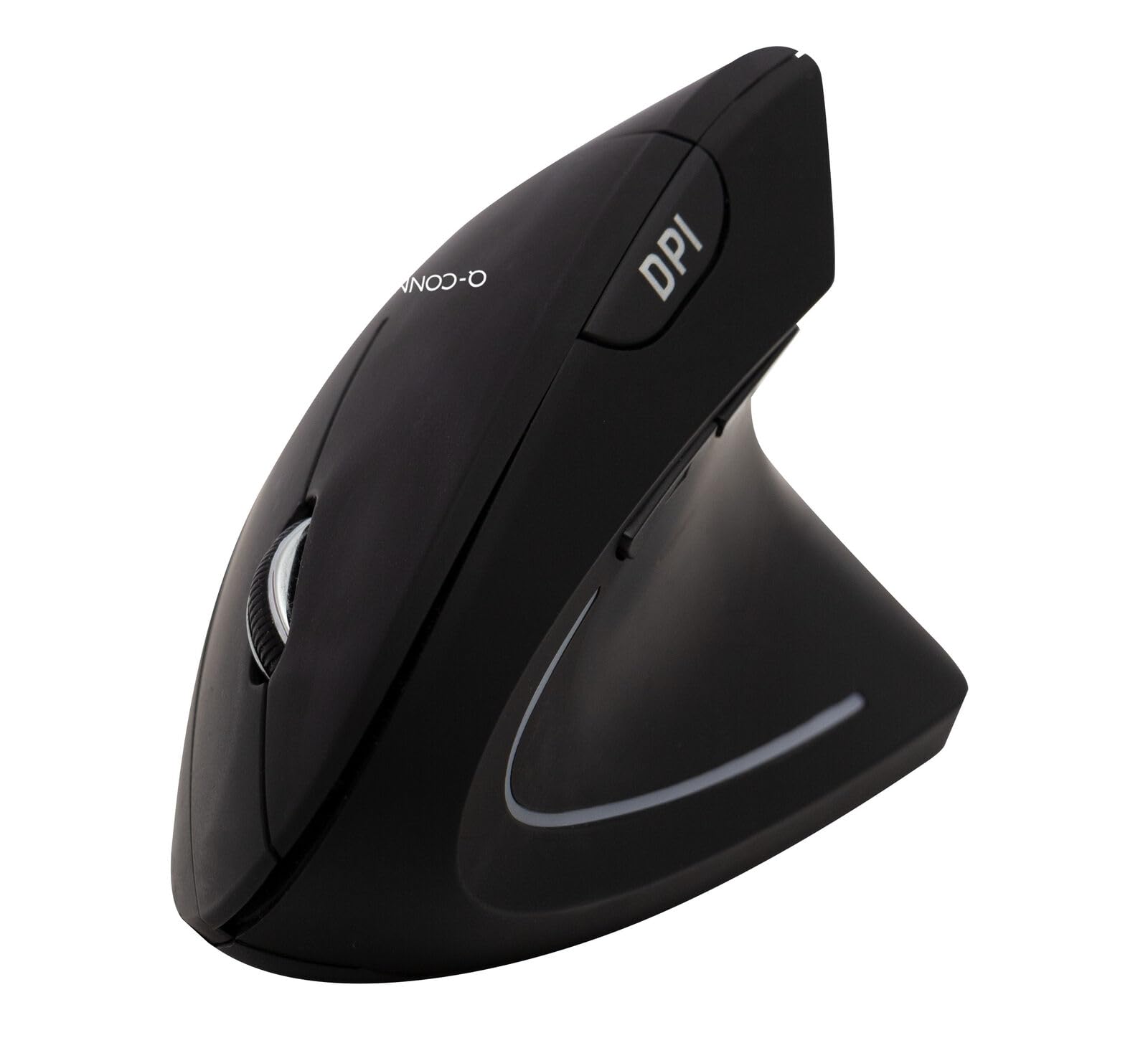 Q-Connect Light/Black Wireless Ergonomic Mouse Kf10714