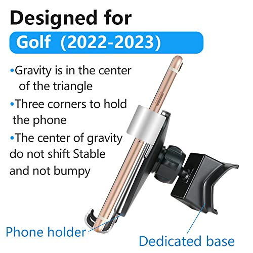 LUNQIN Car Phone Holder for Volkswagen Golf GTI 2022 2023 2024 and VW Golf R 2022-2024 MK8 Auto Interior Accessories Best Cell Phones Mount Cellphone Mobile Cradle Charging Navigation Bracket Stand by LUNQIN - Used condition - Image 5